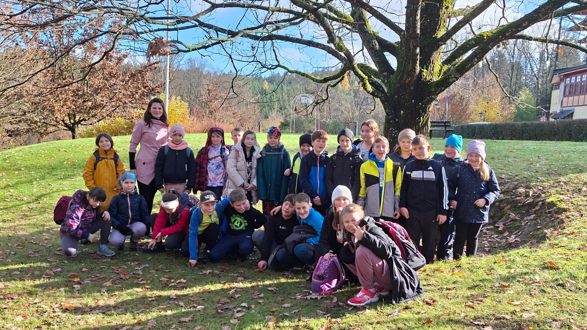 Podzimní den spolupráce a zdravého pohybu - 4. třída